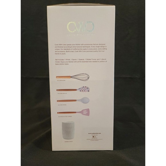 Cook with Color 5 Piece Cooking Utensil Set - Picture 3 of 4